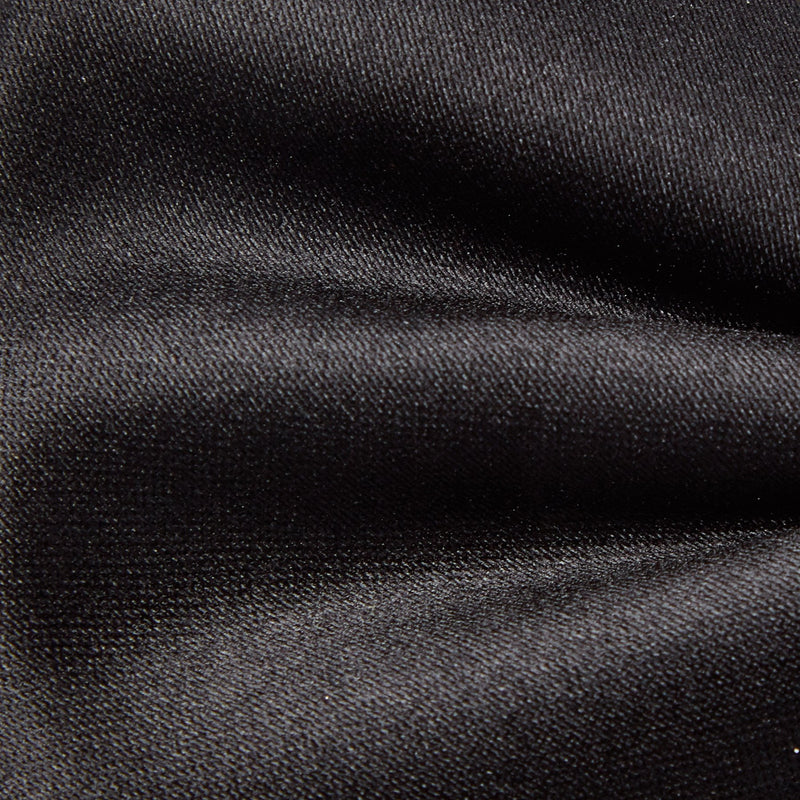 Folkespeare Black Satin Bow Tie Fabric