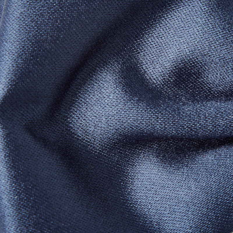 Folkespeare French Navy Satin Bow Tie Fabric