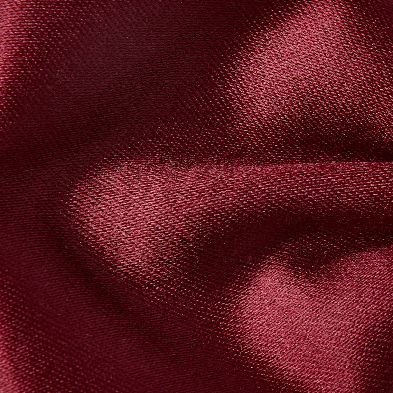 Folkespeare Burgundy Satin Bow Tie Fabric