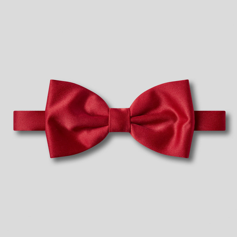 Folkespeare Wine Satin Classic Bow Tie