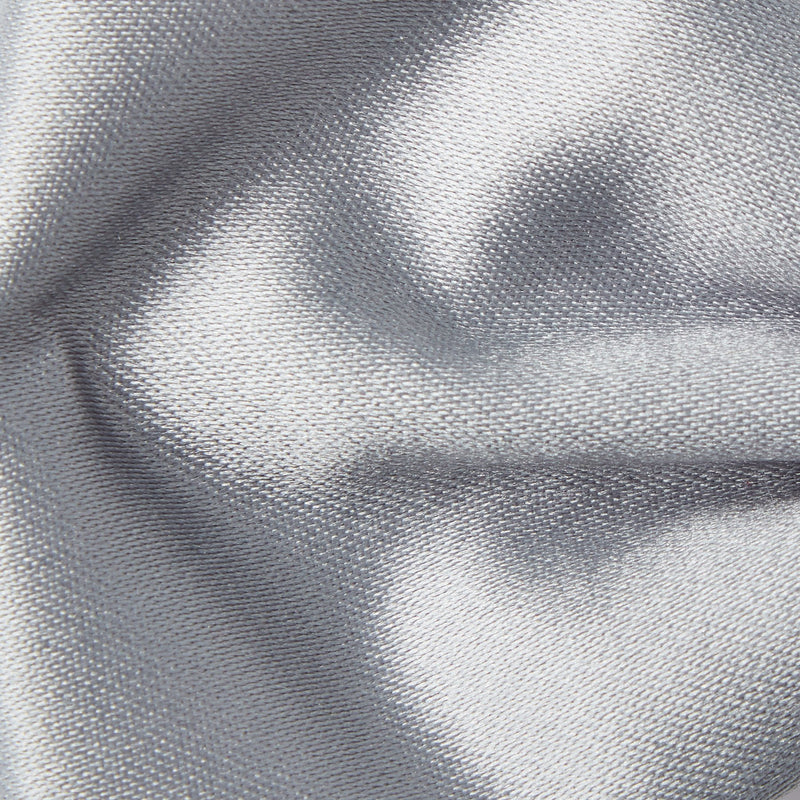Folkespeare Silver Grey Satin Bow Tie Fabric