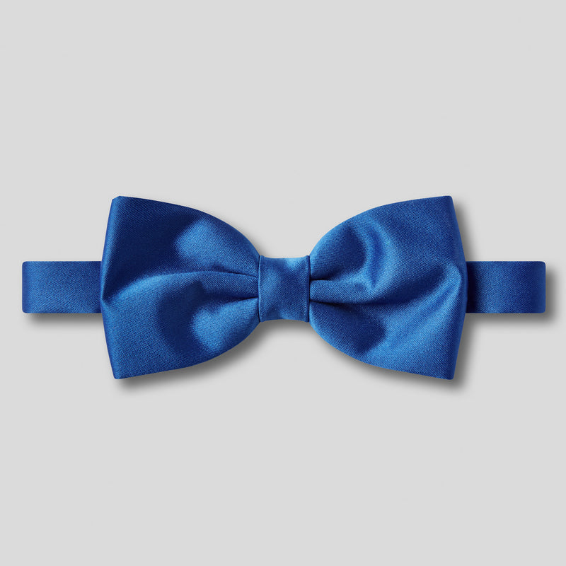 Folkespeare Royal Blue Satin Classic Bow Tie