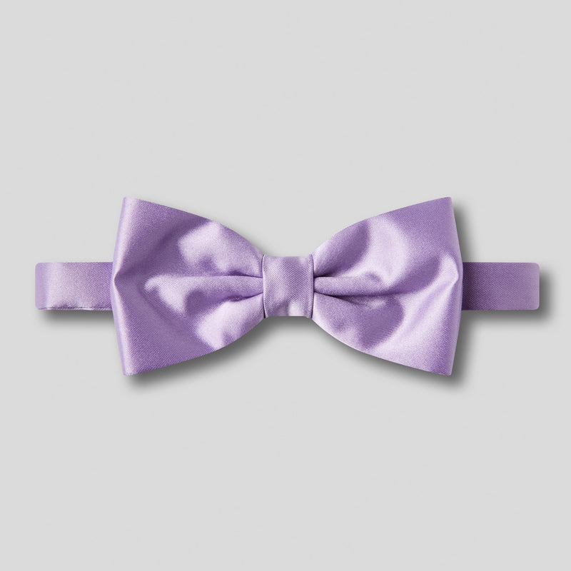 Folkespeare Lilac Satin Bow Tie