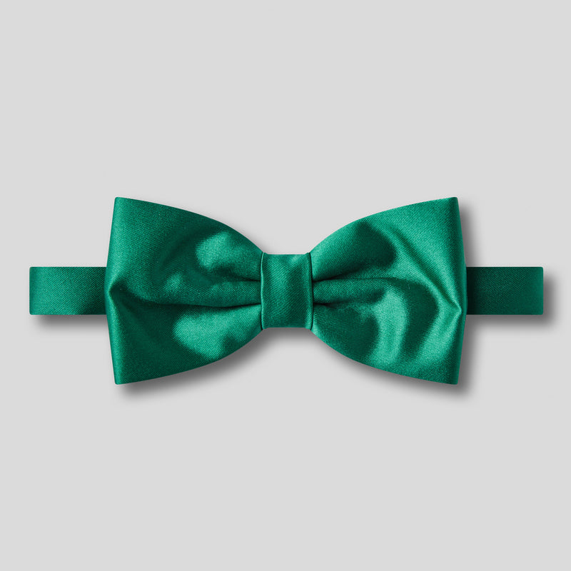 Folkespeare Forest Green Satin Classic Bow Tie