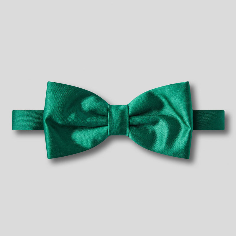 Folkespeare Forest Green Satin Bow Tie