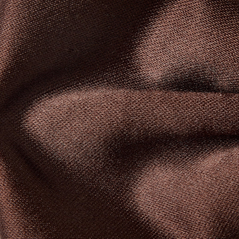Folkespeare Chocolate Satin Bow Tie Fabric