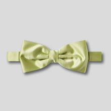 Load image into Gallery viewer, Folkespeare Avocado Satin Bow Tie
