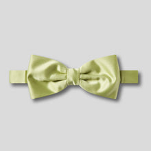 Load image into Gallery viewer, Folkespeare Avocado Satin Classic Bow Tie
