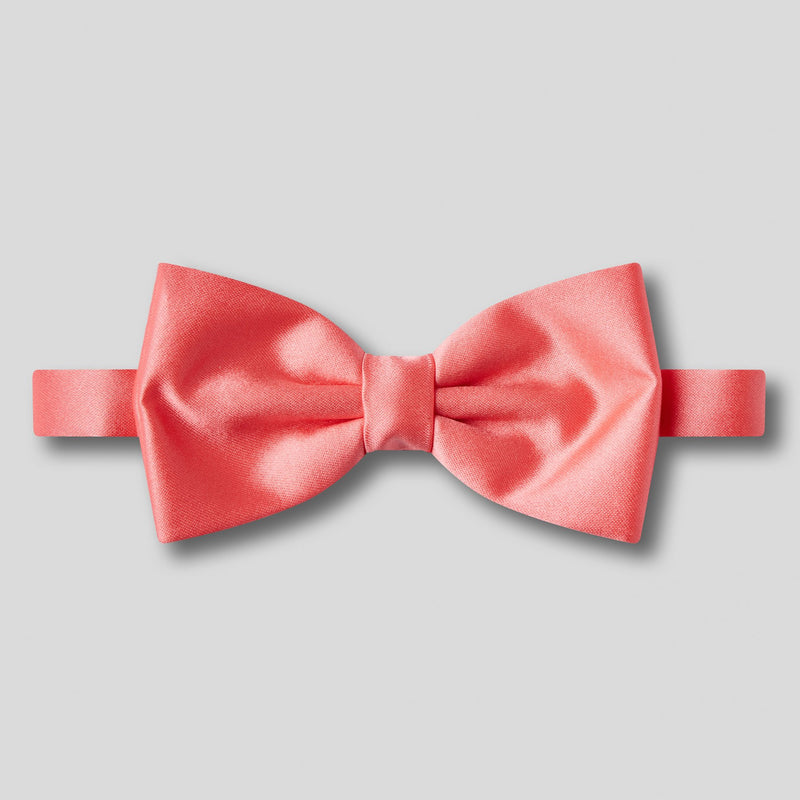 Folkespeare Coral Satin Bow Tie