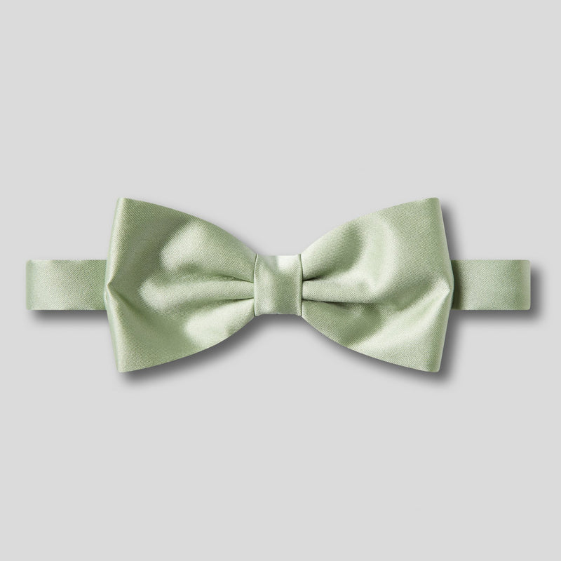 Folkespeare Sage Satin Bow Tie
