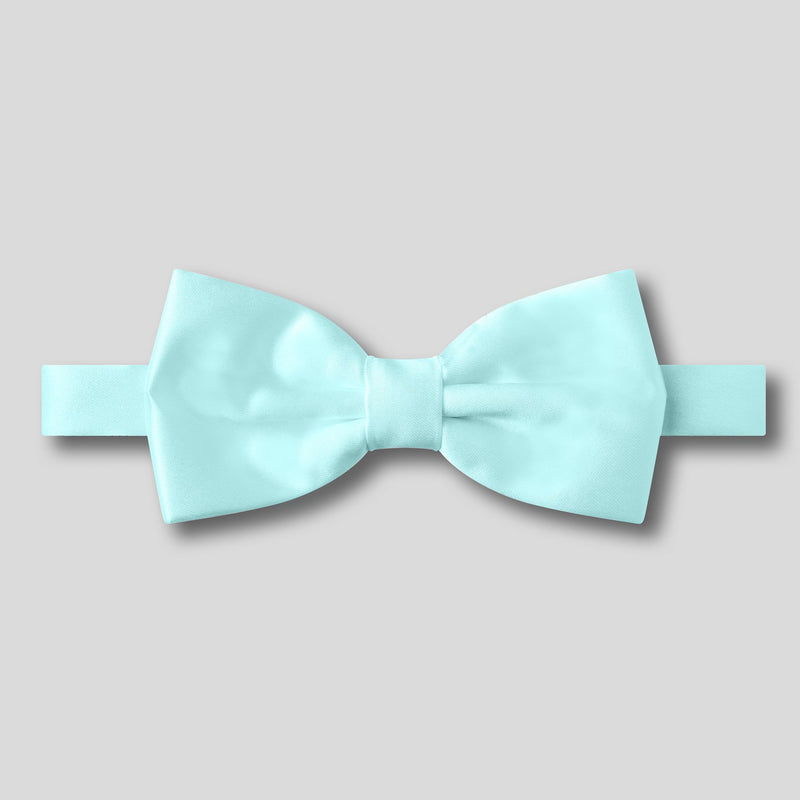 Folkespeare Aqua Satin Bow Tie