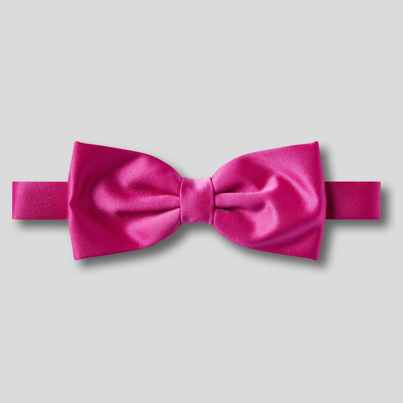 Folkespeare Fuchsia Satin Bow Tie