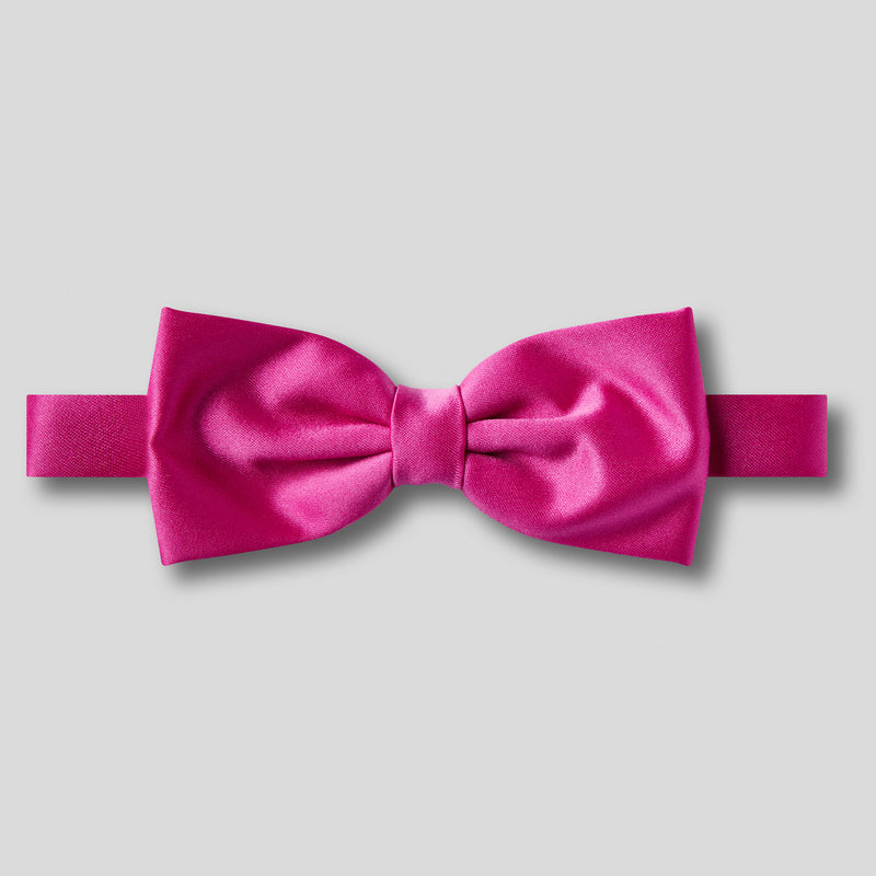 Folkespeare Fuchsia Satin Classic Bow Tie