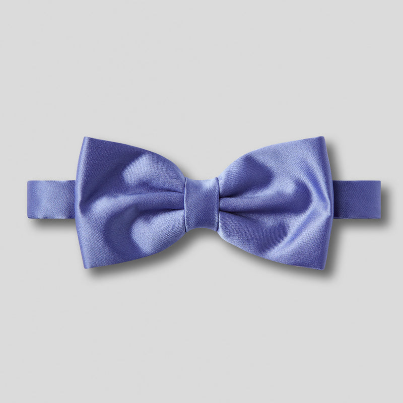 Folkespeare Violet Satin Classic Bow Tie