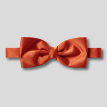 Load image into Gallery viewer, Folkespeare Rust Satin Bow Tie
