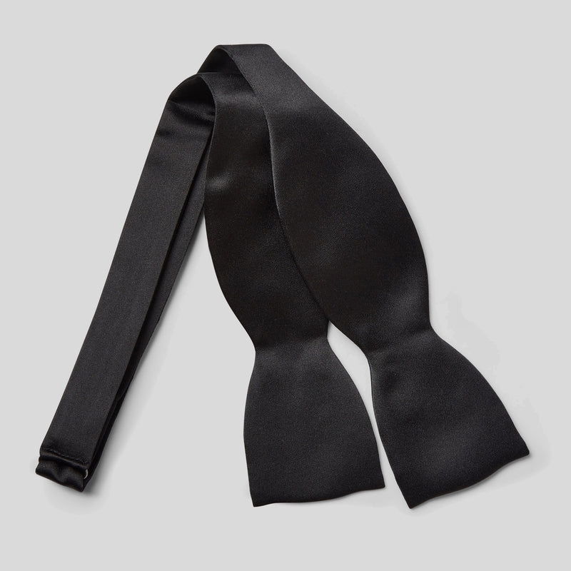 Folkespeare Black Self Tie Bow Tie