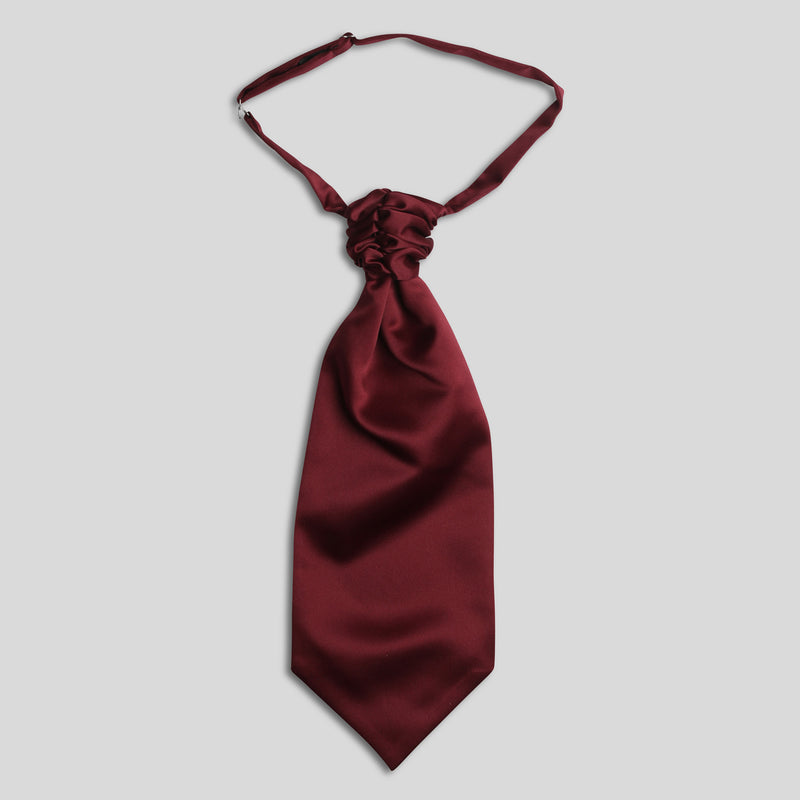 Folkespeare Burgundy Satin Scrunchie Cravat