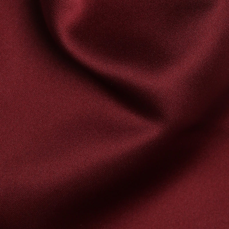 Folkespeare Burgundy Satin Scrunchie Cravat Fabric