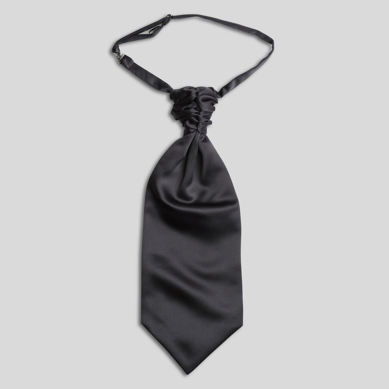 Folkespeare Dark Grey Satin Scrunchie Cravat