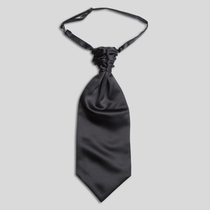 Folkespeare Dark Grey Satin Scrunchie Cravat
