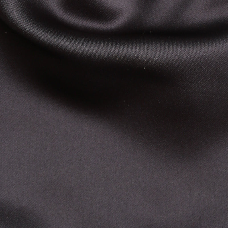 Folkespeare Dark Grey Satin Scrunchie Cravat Fabric