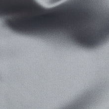 Load image into Gallery viewer, Folkespeare Silver Grey Satin Scrunchie Cravat Fabric
