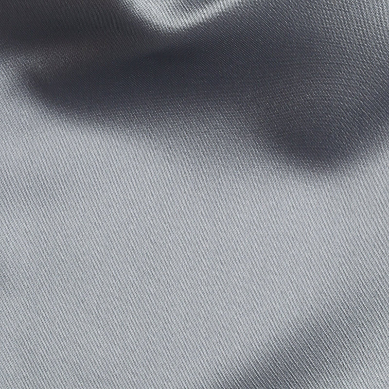 Folkespeare Silver Grey Satin Scrunchie Cravat Fabric