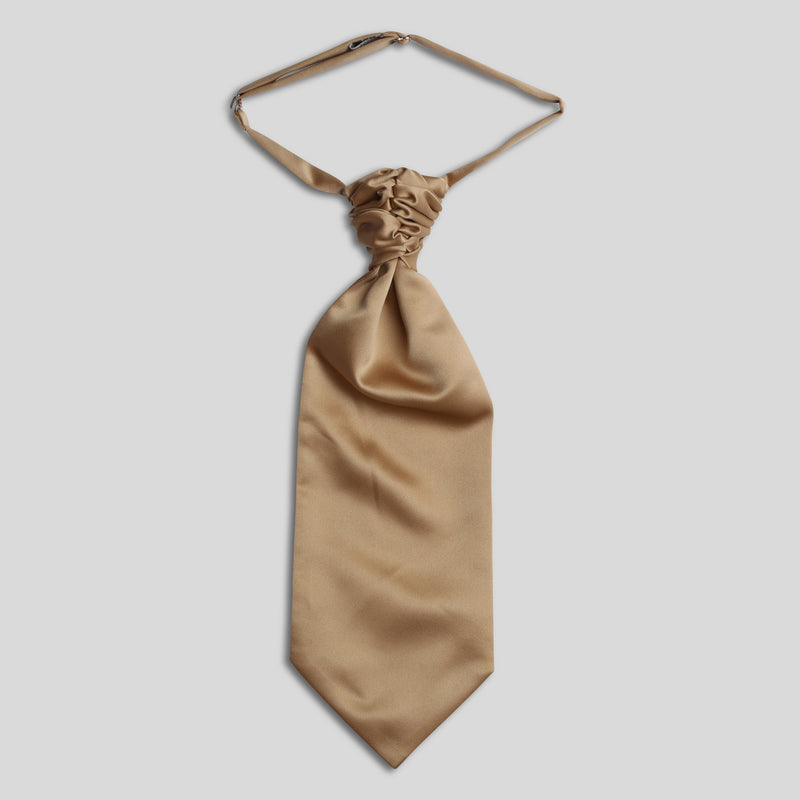 Folkespeare Beige Satin Scrunchie Cravat