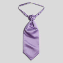 Load image into Gallery viewer, Folkespeare Lilac Satin Scrunchie Cravat
