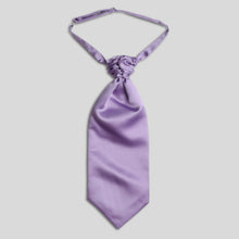 Load image into Gallery viewer, Folkespeare Lilac Satin Scrunchie Cravat
