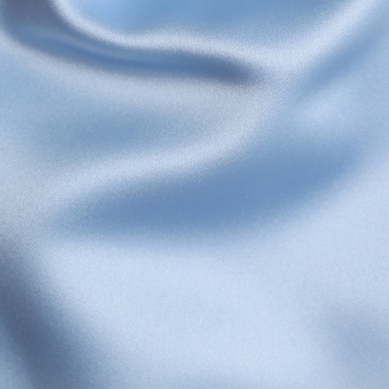 Folkespeare Light Blue Satin Scrunchie Cravat Fabric