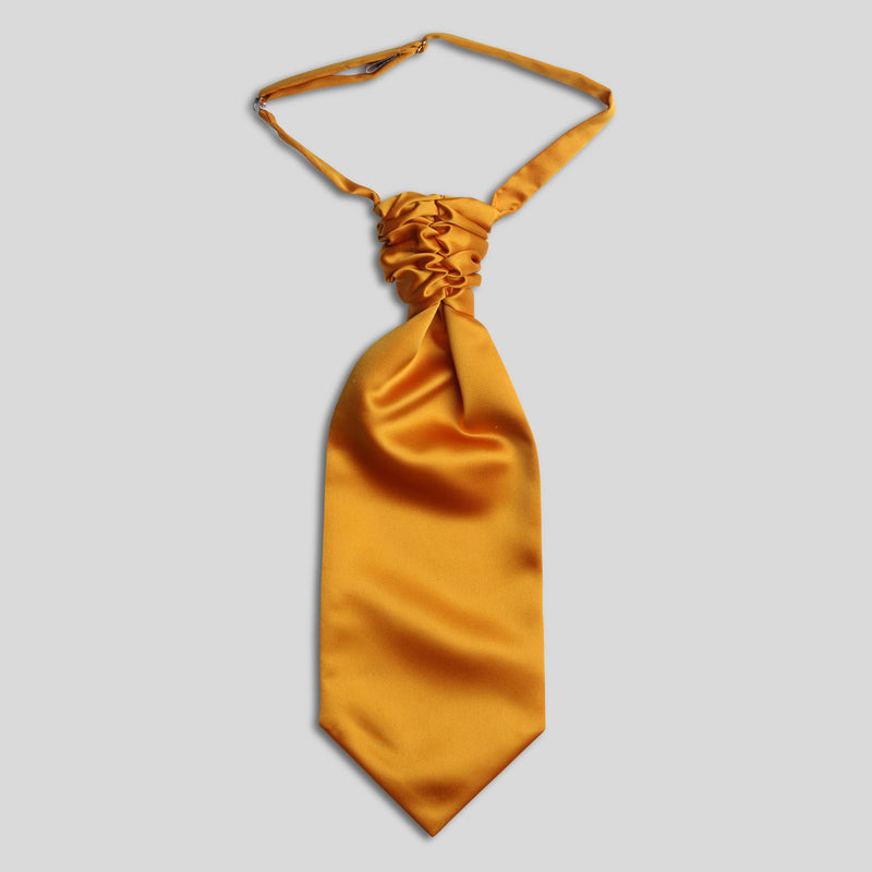Folkespeare Burnt Orange Satin Scrunchie Cravat