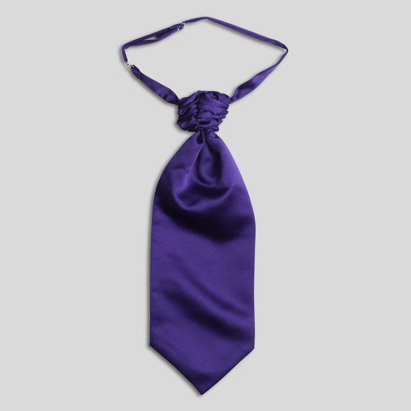 Folkespeare Purple Satin Scrunchie Cravat