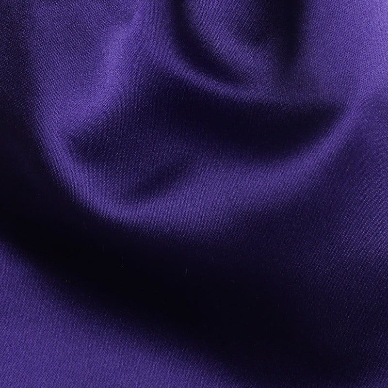 Folkespeare Purple Satin Scrunchie Cravat Fabric