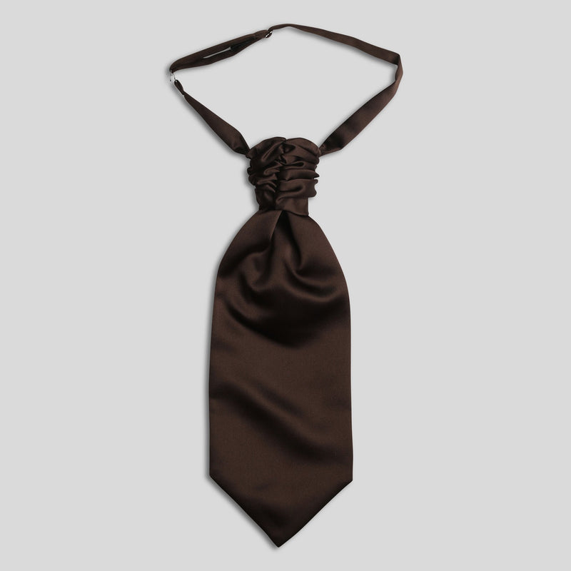 Folkespeare Chocolate Satin Scrunchie Cravat