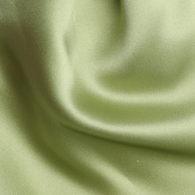 Folkespeare Avocado Satin Scrunchie Cravat Fabric