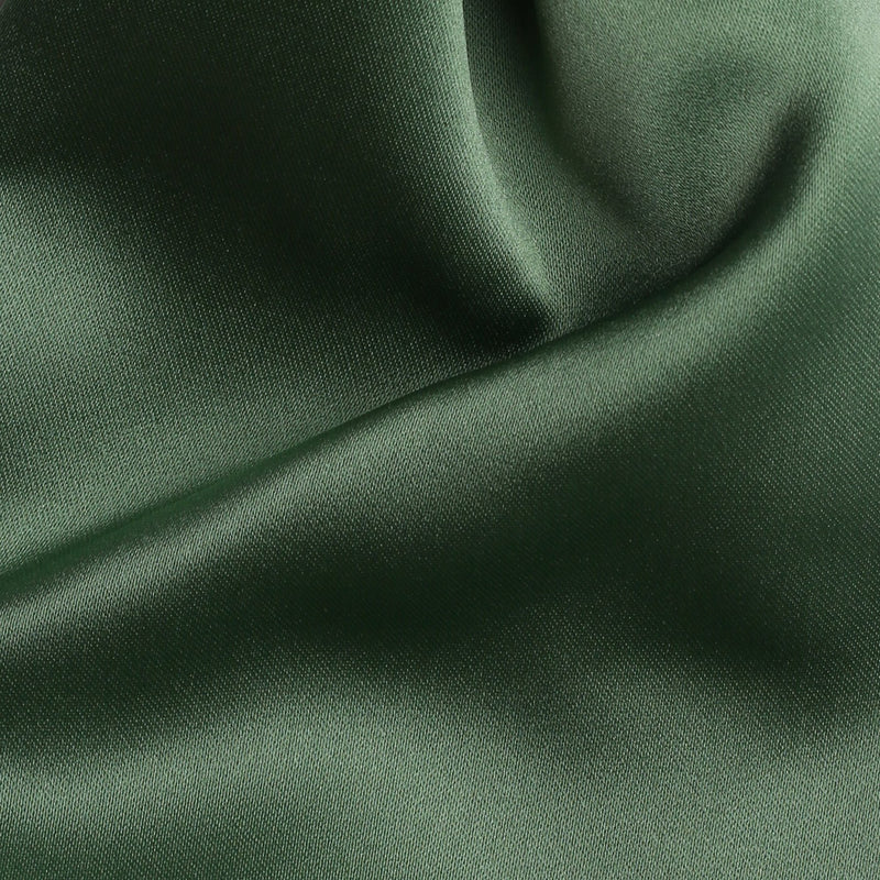 Folkespeare Leaf Satin Scrunchie Cravat Fabric
