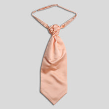 Load image into Gallery viewer, Folkespeare Peach Satin Scrunchie Cravat

