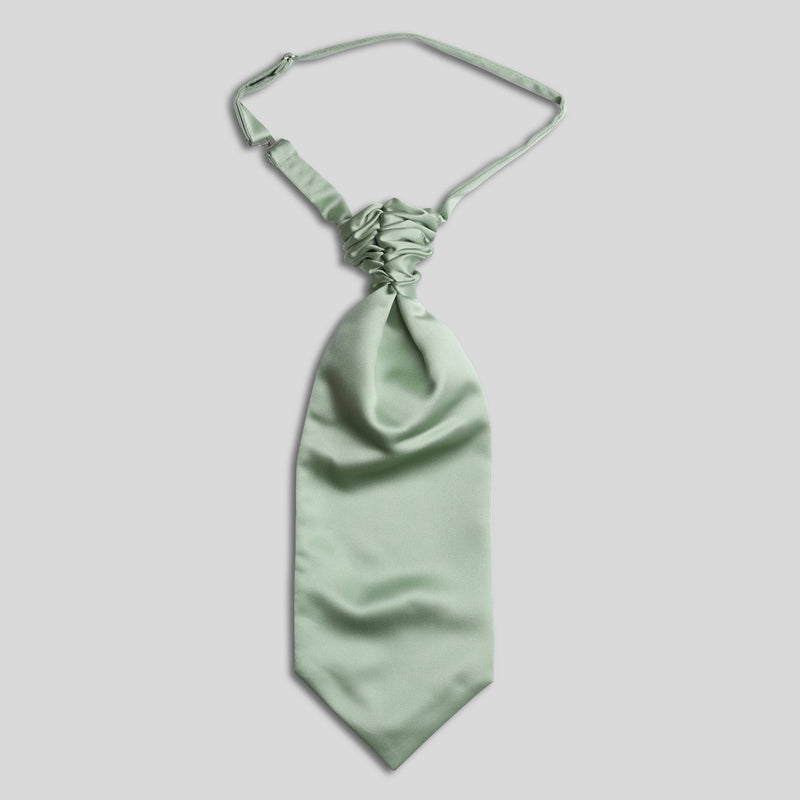 Folkespeare Sage Satin Scrunchie Cravat