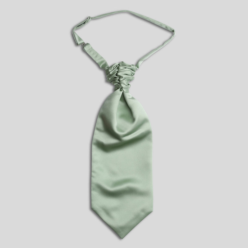 Folkespeare Sage Satin Scrunchie Cravat