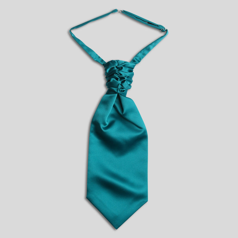 Folkespeare Teal Satin Scrunchie Cravat