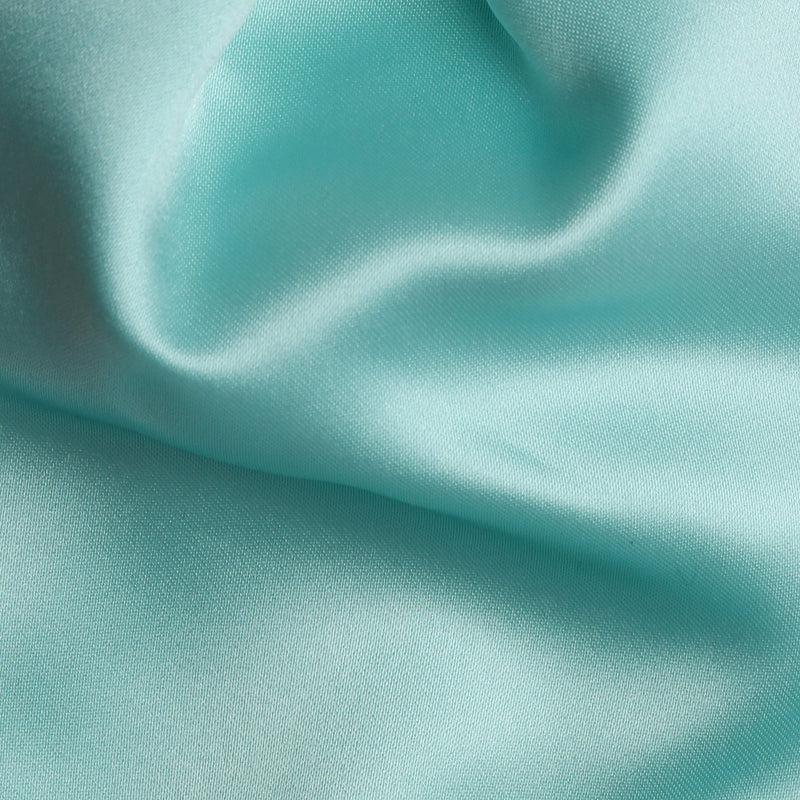 Folkespeare Aqua Satin Scrunchie Cravat Fabric