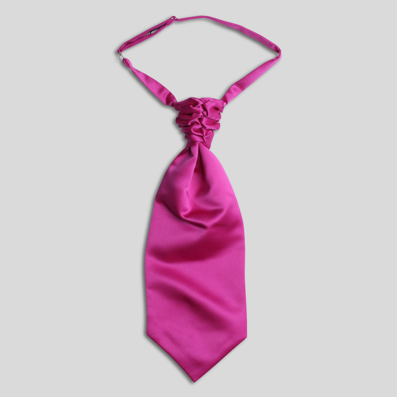 Folkespeare Fuchsia Satin Scrunchie Cravat
