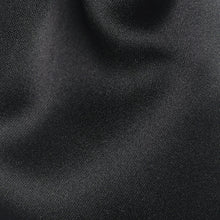 Load image into Gallery viewer, Folkespeare Boys Black Satin Scrunchie Cravat Fabric
