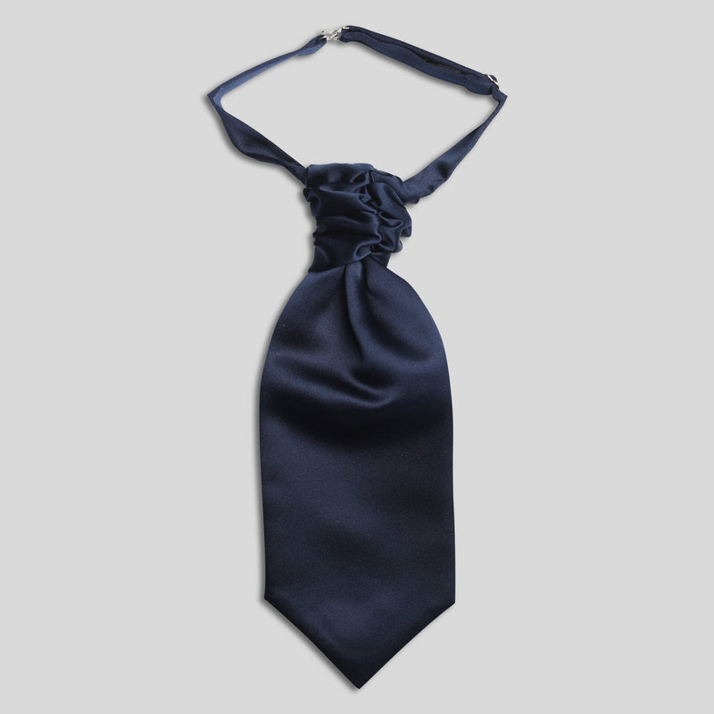 Folkespeare Boys Navy Satin Scrunchie Cravat