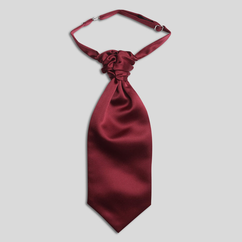 Folkespeare Boys Burgundy Satin Scrunchie Cravat