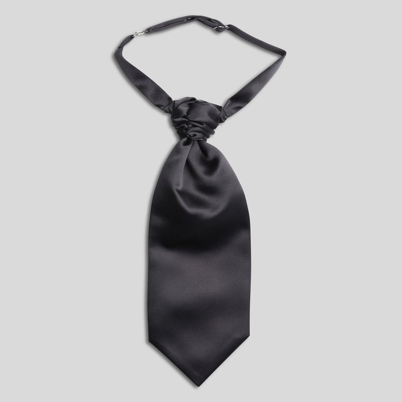 Folkespeare Boys Dark Grey Satin Scrunchie Cravat