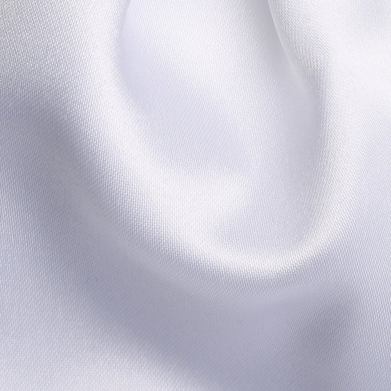 Folkespeare Boys White Satin Scrunchie Cravat Fabric
