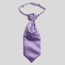 Load image into Gallery viewer, Folkespeare Boys Lilac Satin Scrunchie Cravat
