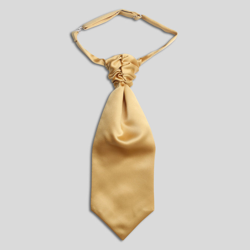 Folkespeare Boys Gold Satin Scrunchie Cravat